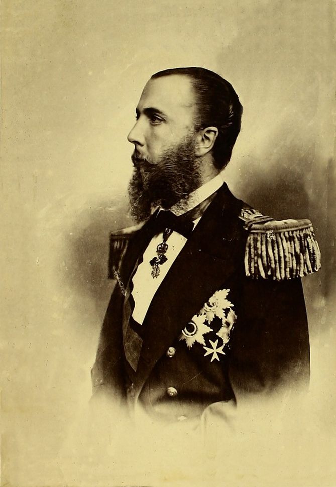 Maximiliano de Habsburgo, imperador do México, fotografia de 1864 (c ...