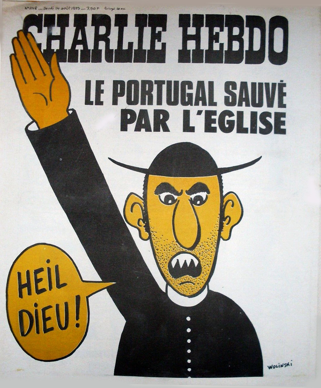 Le Portugal Sauv Par L Eglise Heil Dieu Georges Wolinski Charlie 