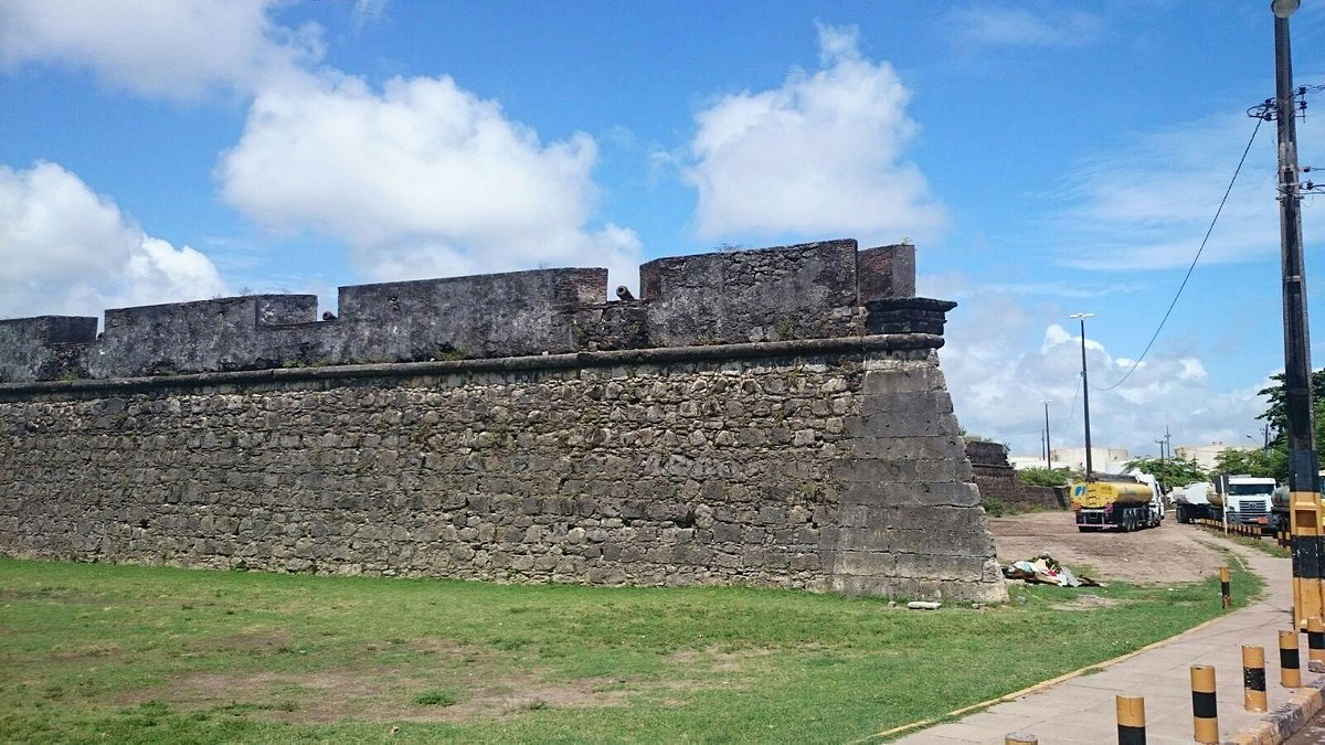 Baluarte da fortaleza de Santa Catarina do Cabedelo, reforma de 1710 (c ...